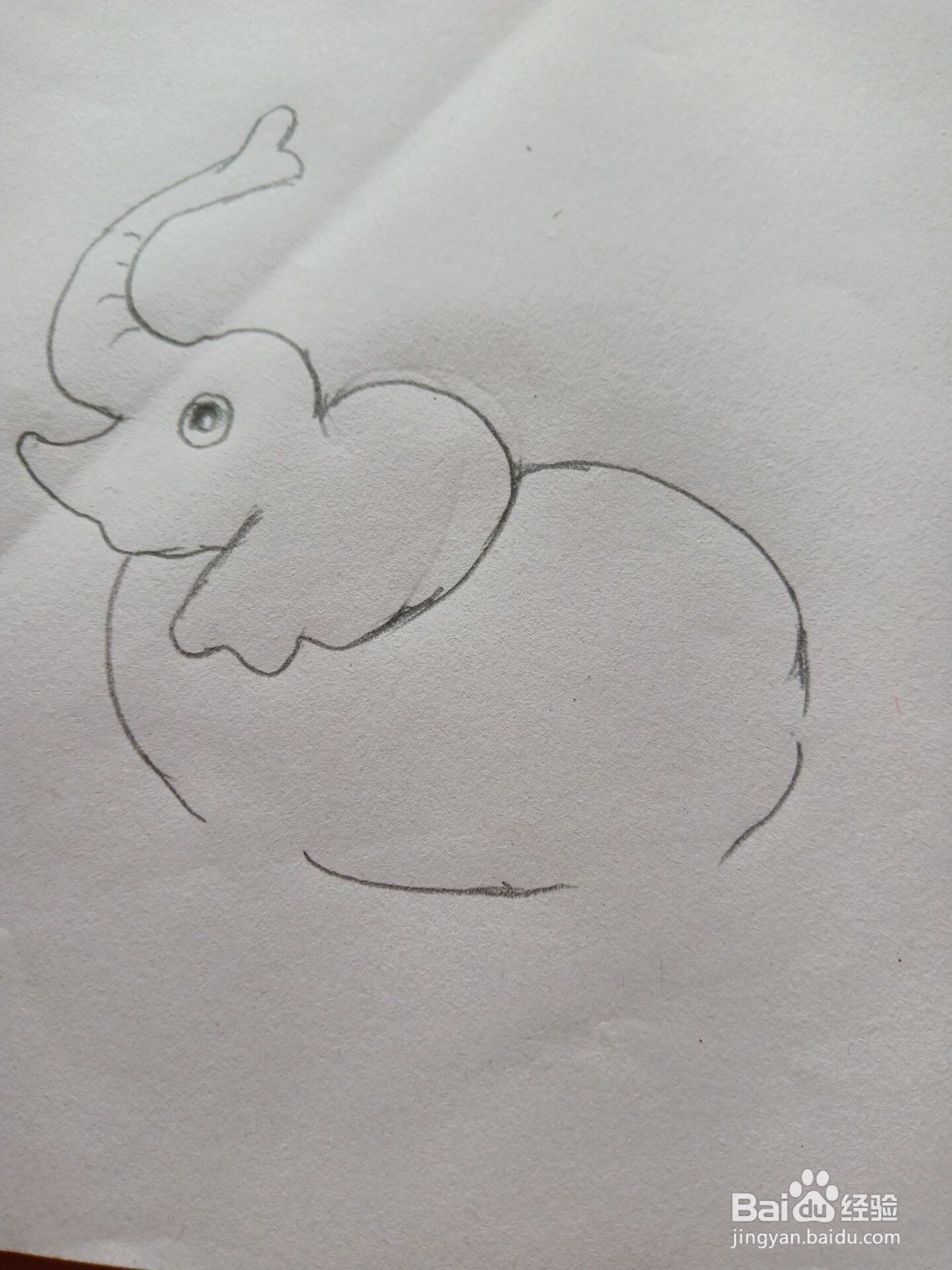 大象的简笔画