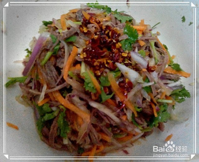 原创:夏季凉拌菜如何做手撕牛肉?