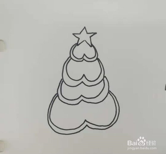 简笔画的圣诞树怎么画