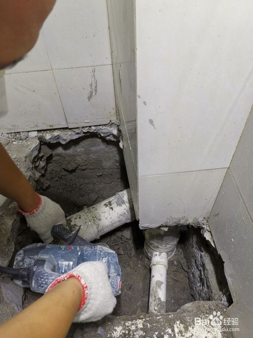 使用中的卫生间排水管周边渗漏经济的解决办法 百度经验 使用中的卫生间排水管周边渗漏经济的解决办法 百度经验
