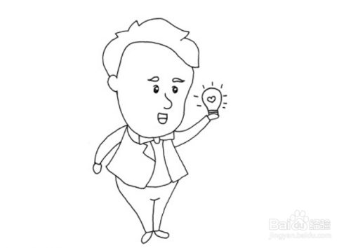 老师讲电灯简笔画怎么画