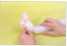 魔法气球造型教程系列之：[14]猪宝贝