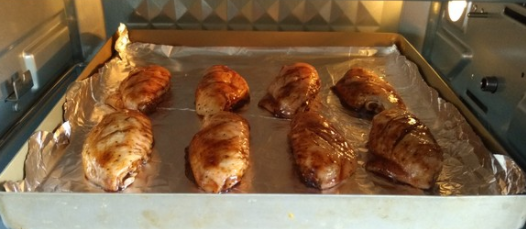 美味的黑椒鸡翅