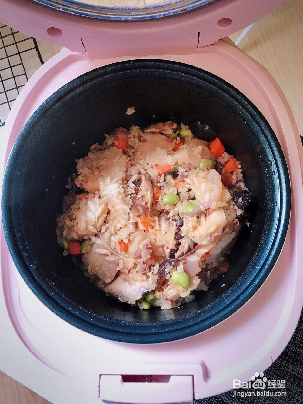 芋头牛肉糜焖糙米饭