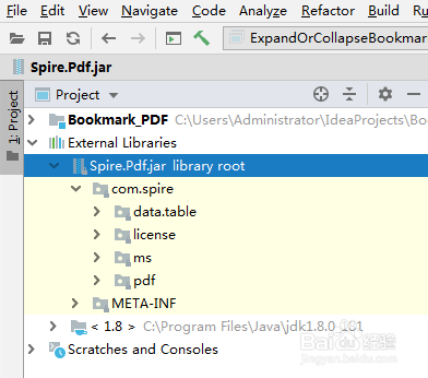 <b>Java 展开或折叠PDF中的书签</b>