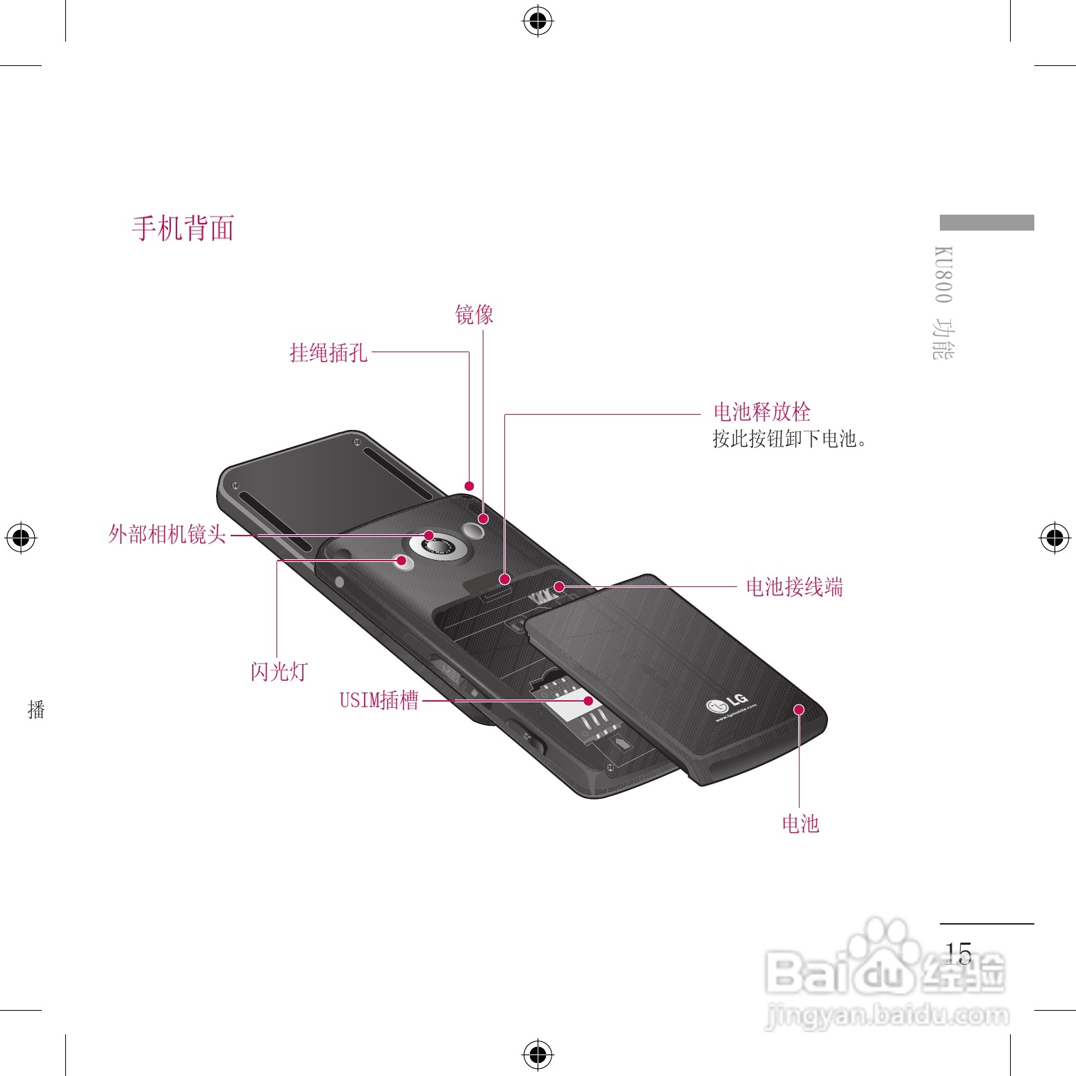 LG KU800手机使用说明书:[11]