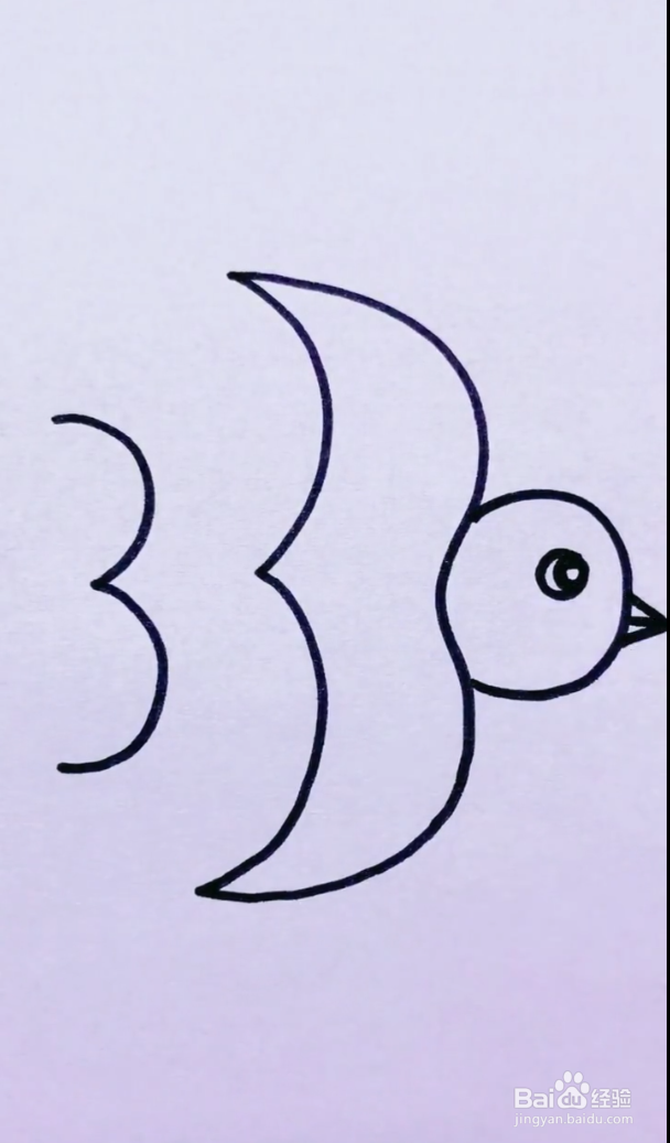 燕子的画法简单又好看图片