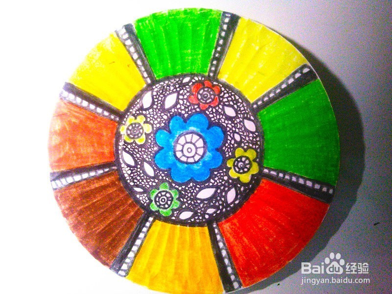 家居墙上小挂饰——文艺复古彩笔画