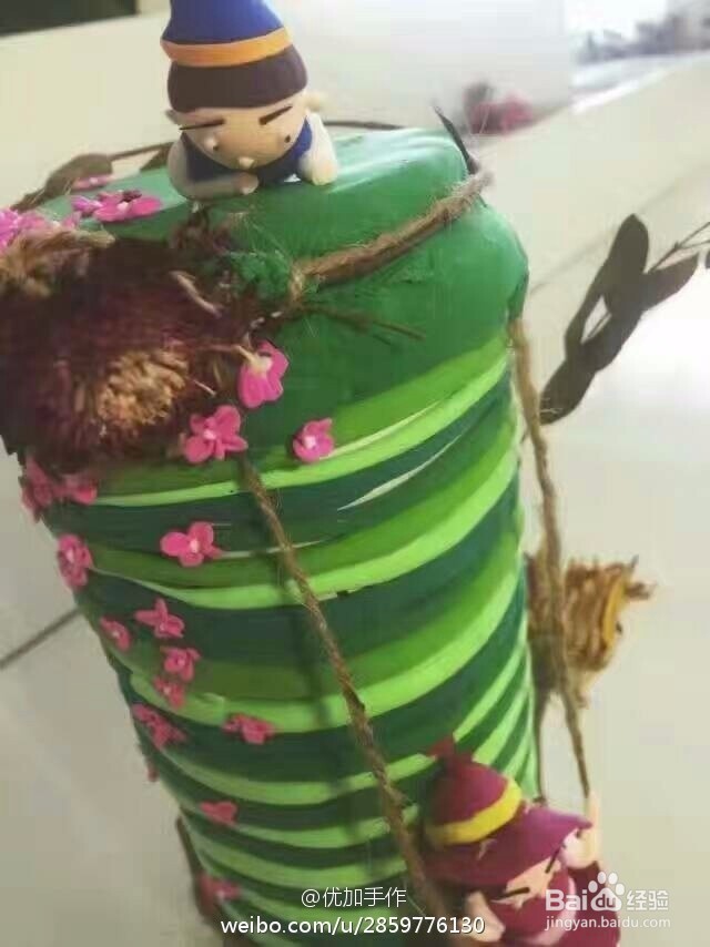 粘土diy作品——演绎春天来了