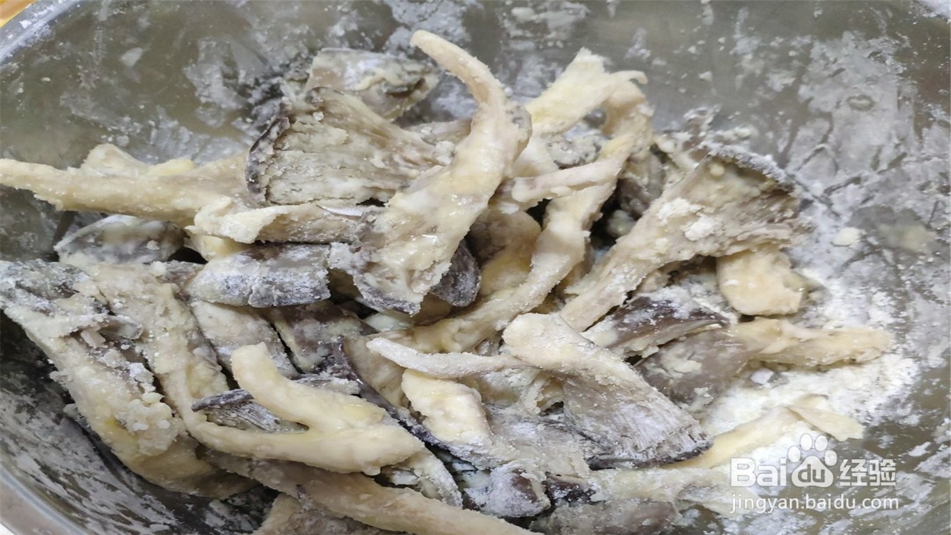 如何制作炸平菇?