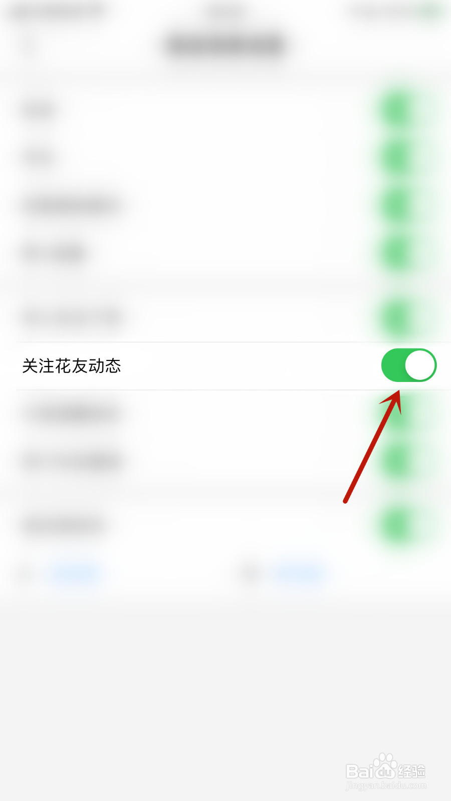 怎样打开小花生关注花友动态