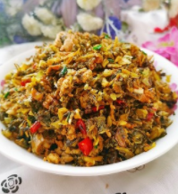 肉末腌菜的做法