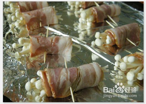 培根金针卷怎么做