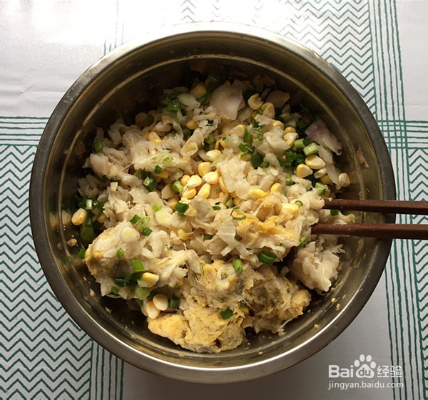 酸菜猪肉水饺的制作方法