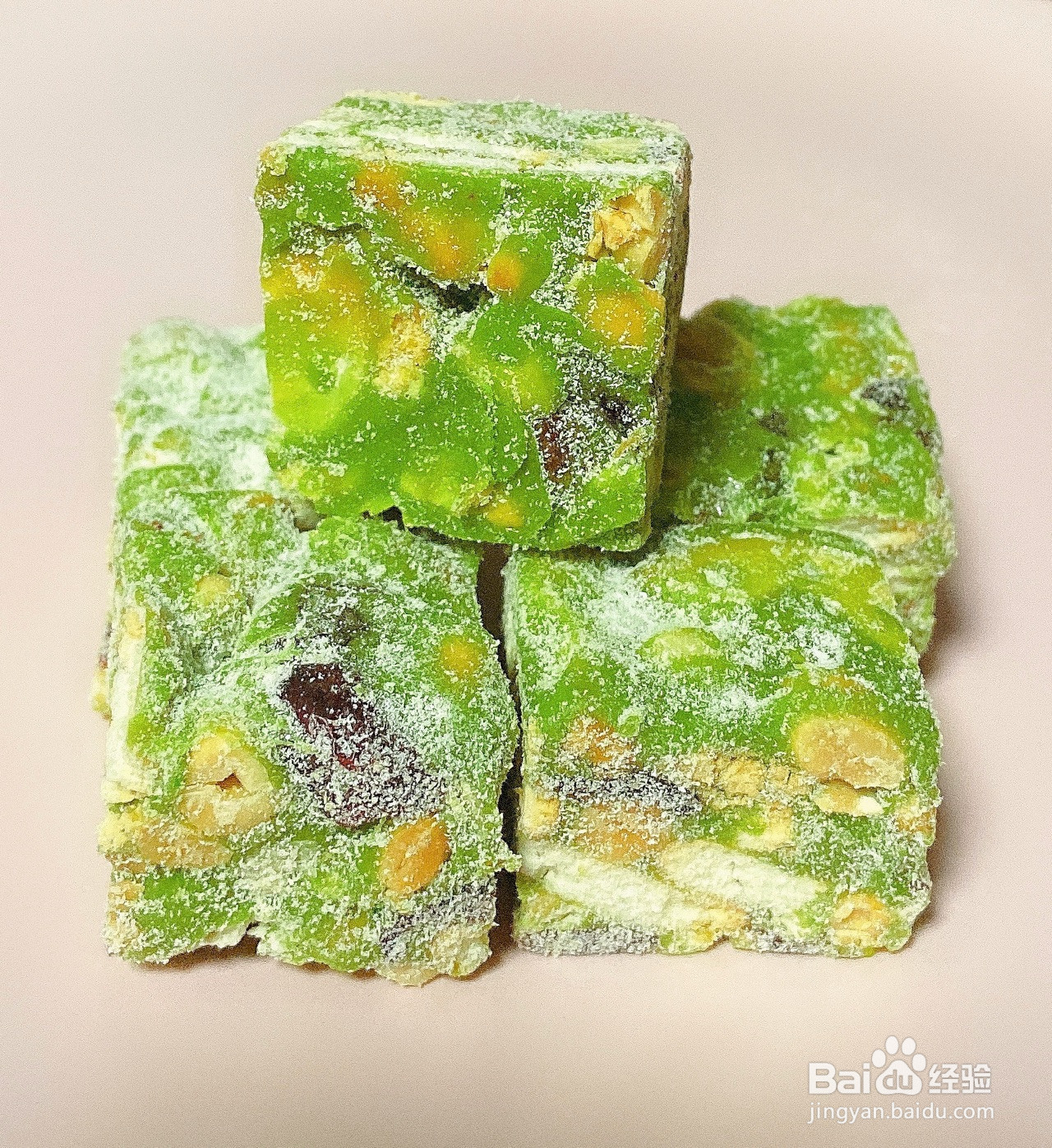 抹茶雪花酥的做法