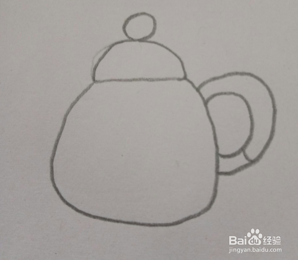 儿童简笔画水壶画法四