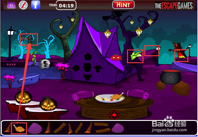 Flash游戏攻略：[21]汤姆万圣节逃脱