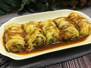 金玉白菜卷的做法