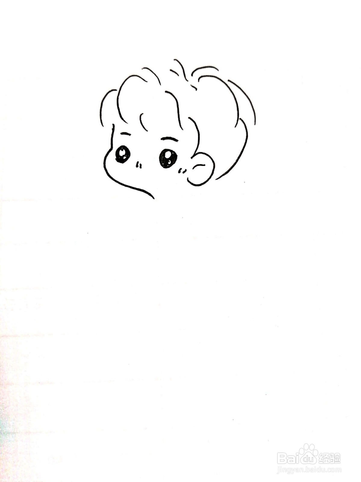 正在滑冰的羽生结玄线描画怎么画