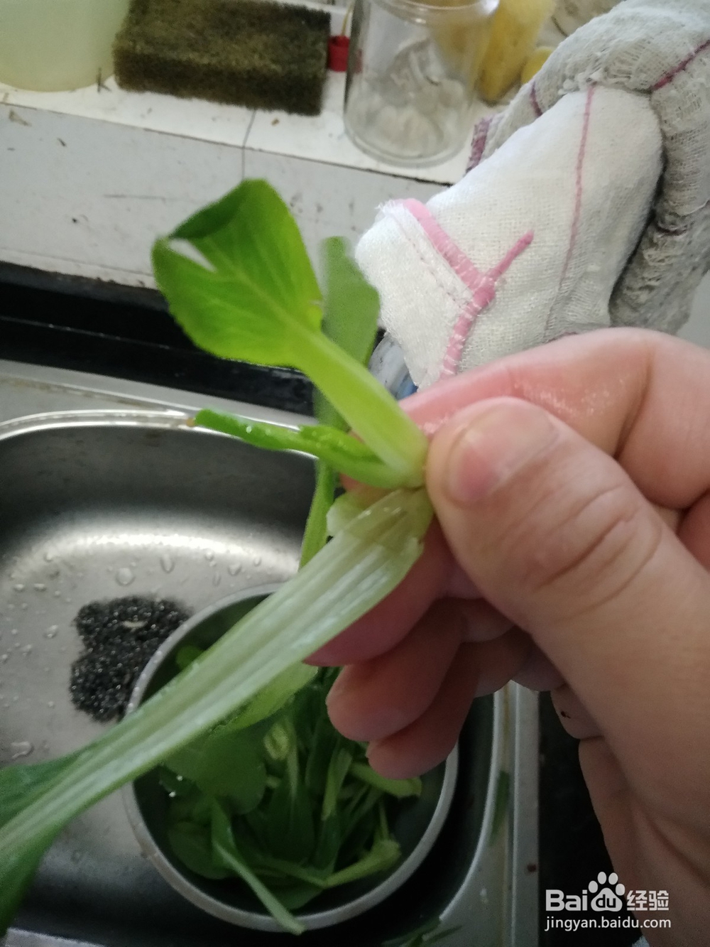 小青菜一手撵开法