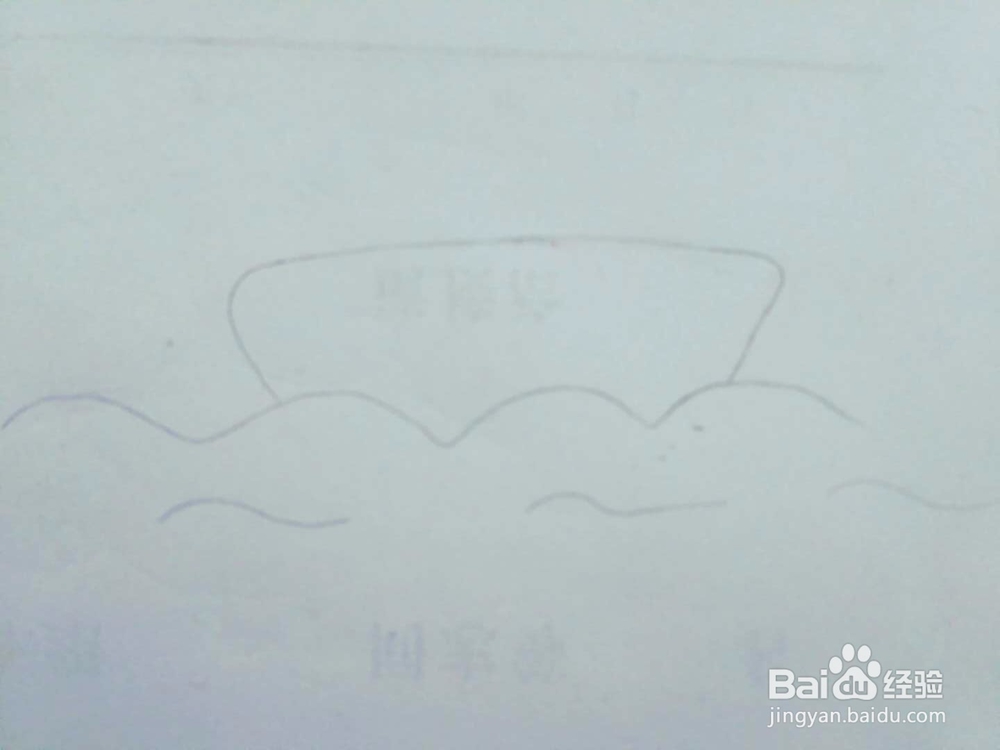 多妈亲子手工简笔画海上交通工具小帆船