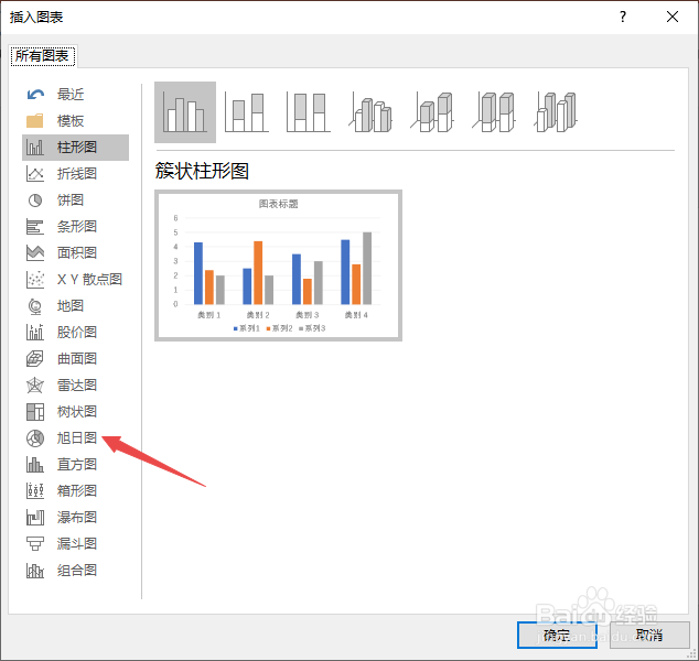 ppt如何制作旭日图