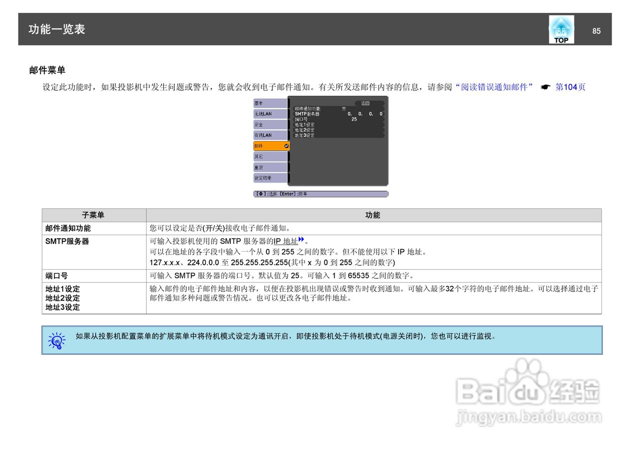 爱普生EB-450W投影仪使用说明书:[9]