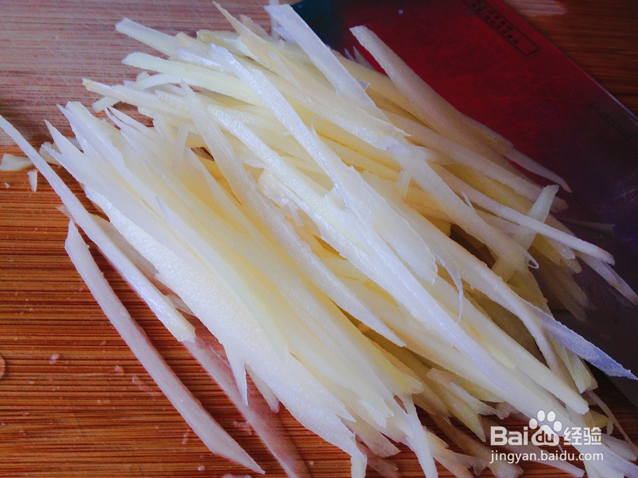 凉拌藕丝的做法