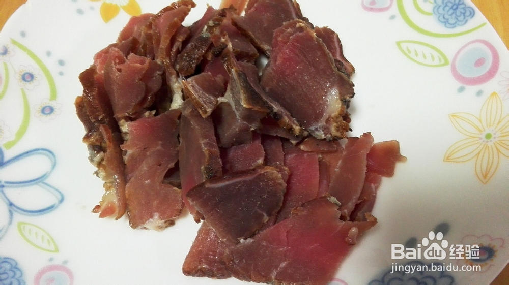 家常菜＆扁豆干炒腊肉的做法