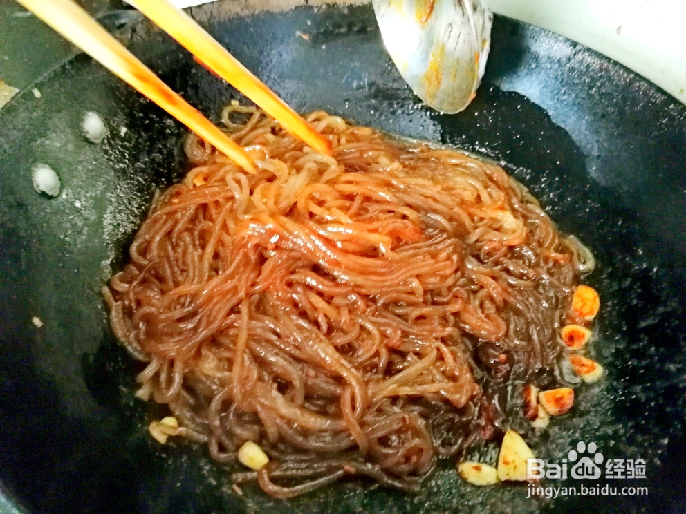 美味挡不住的肉末粉条