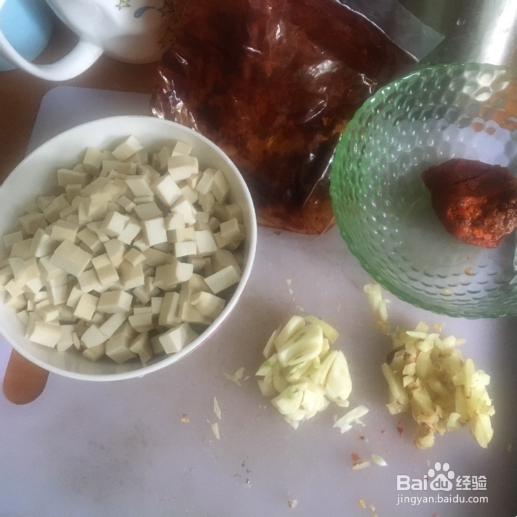 一次就会的米线豆干酱馍