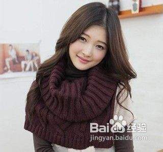 时尚韩式围巾的各种围法