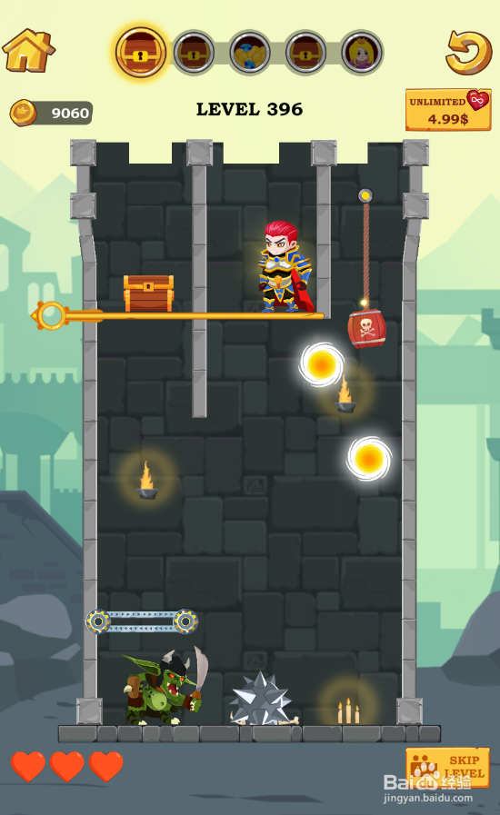 如何通过Super Hero Rescue的Level 396