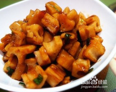 开胃菜的做法（糖醋藕丁）