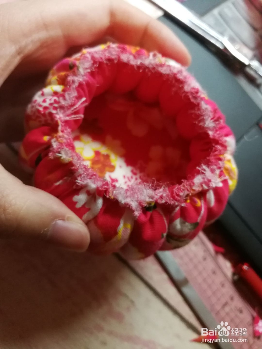 教你怎么做小南瓜收纳盒