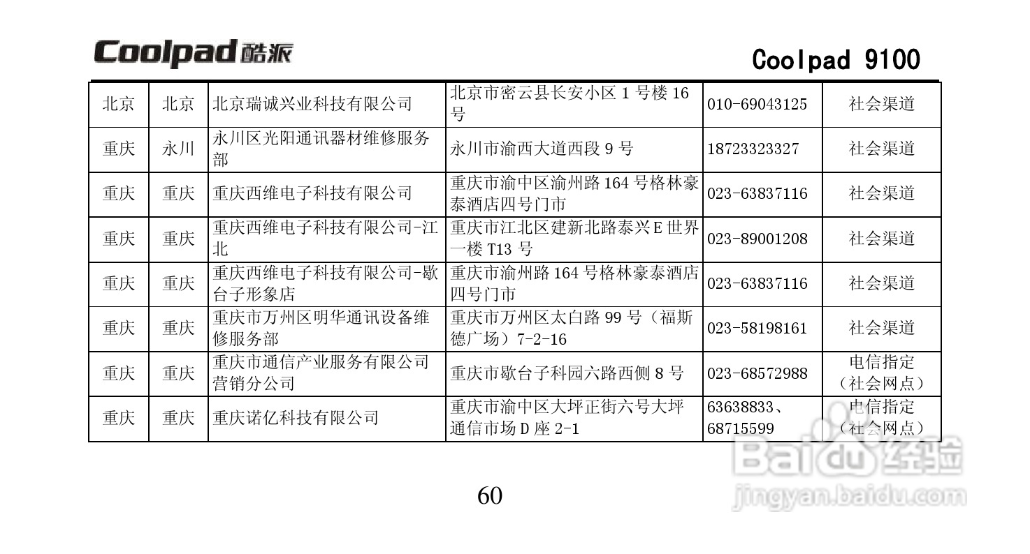 酷派Coolpad 9100手机使用说明书:[8]