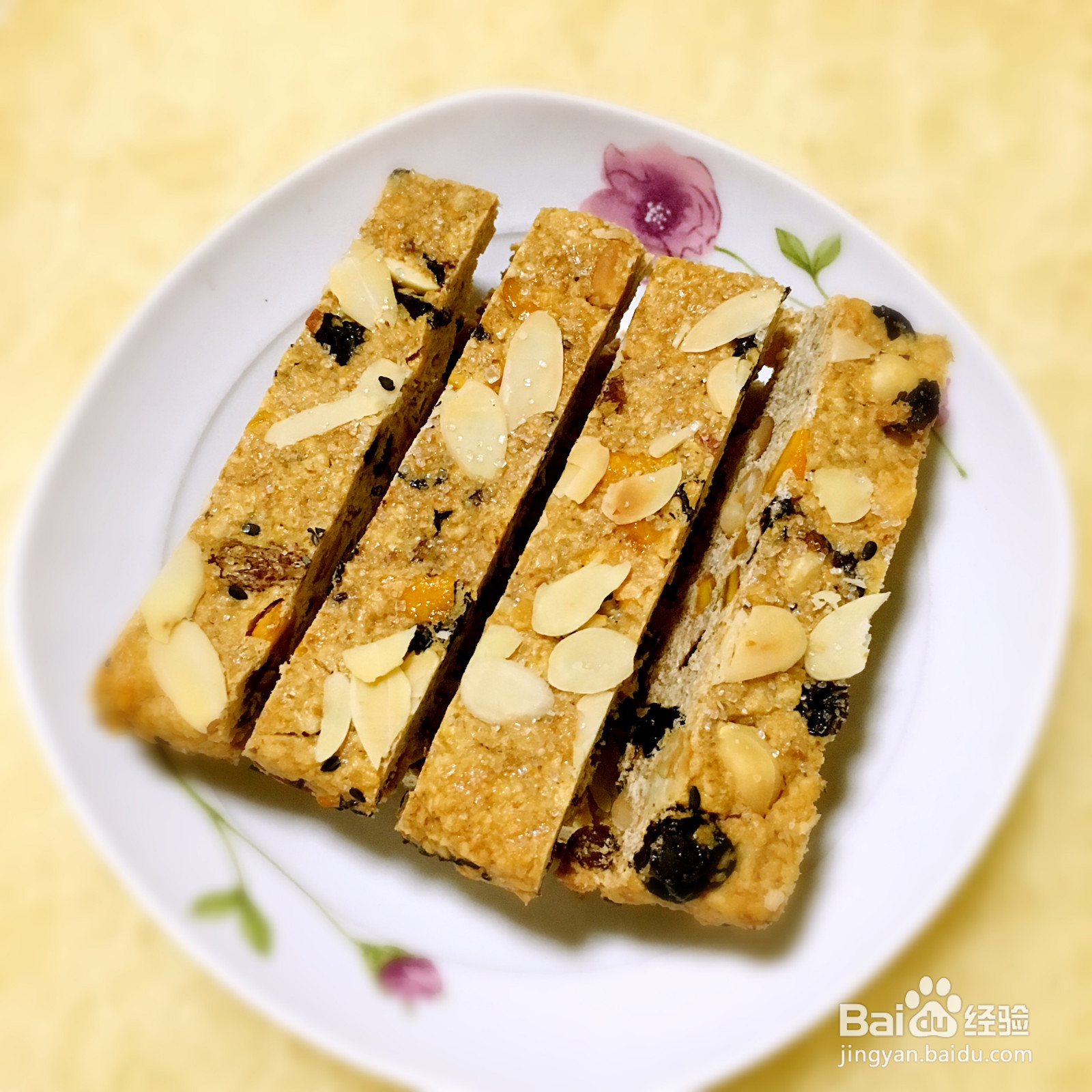 水果果仁燕麦条的做法