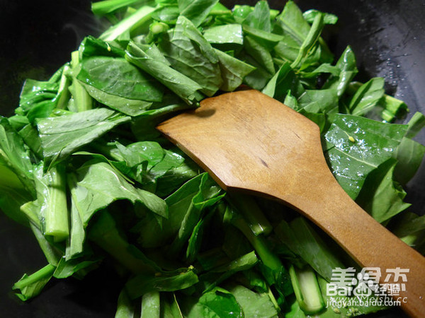 冬笋炒油菜蕻