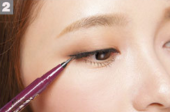 冷色调皮肤的浓妆