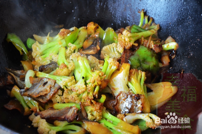幸福美食：下饭菜干针量鱼煸炒有机菜花