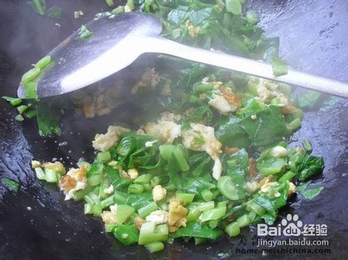 芥蓝蛋炒饭