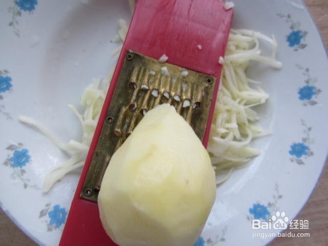 香葱土豆丝鸡蛋面饼