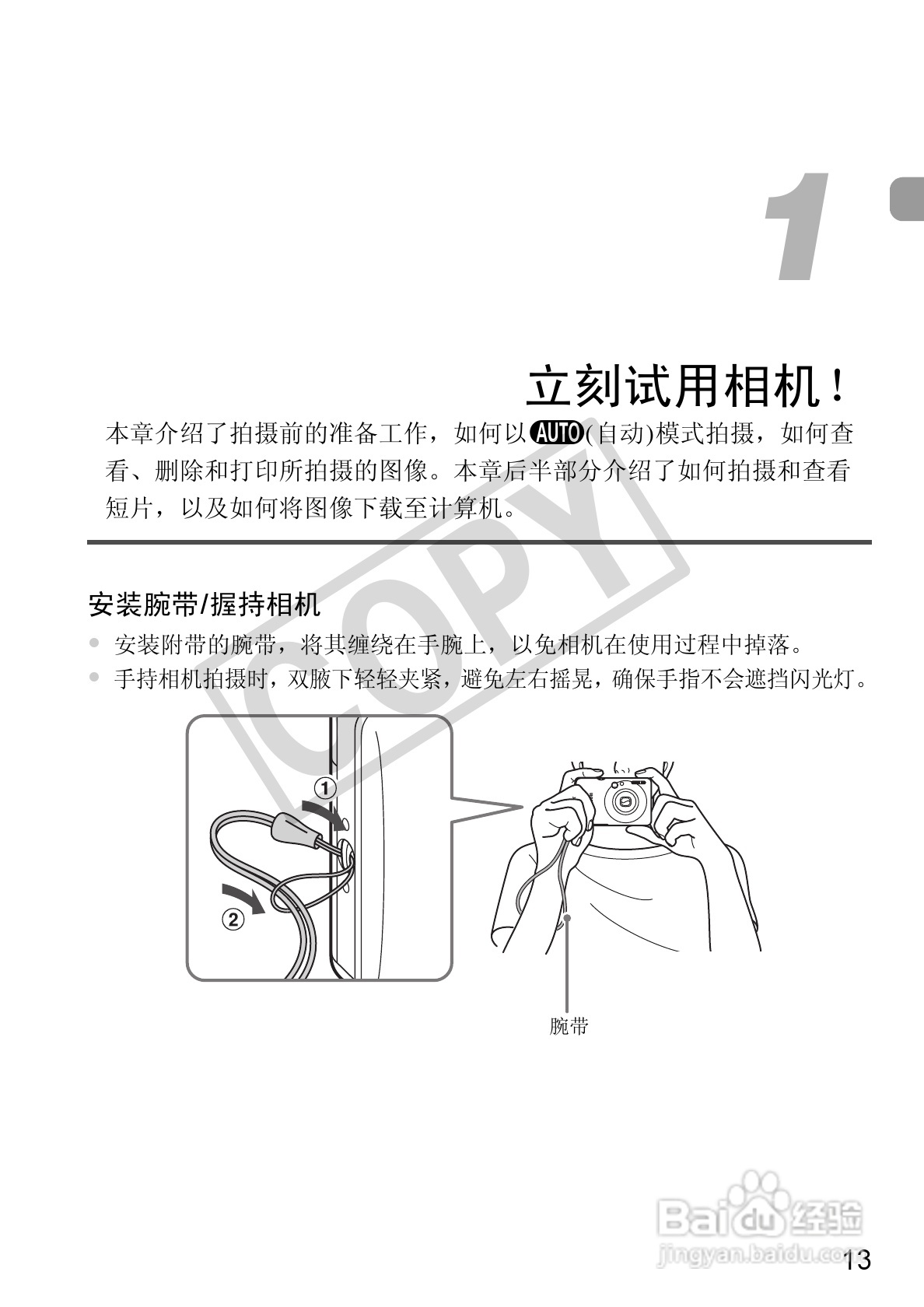 佳能DIGITAL IXUS 100 IS数码相机使用说明书:[2]