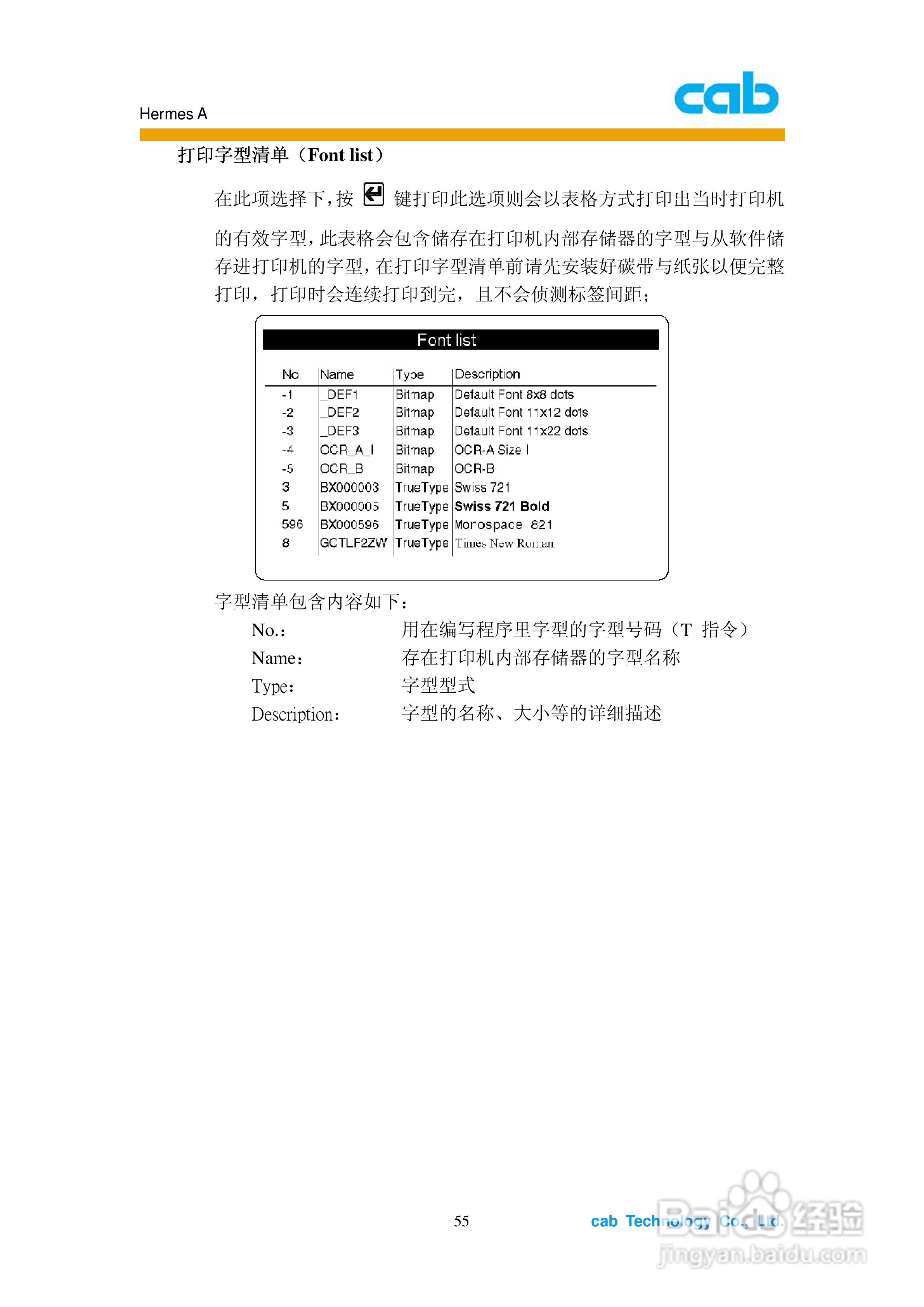 cab Hermes A打印机使用说明书:[6]