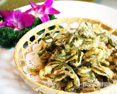 上班族夏季饮食大全：[30]鸡花炸香椿