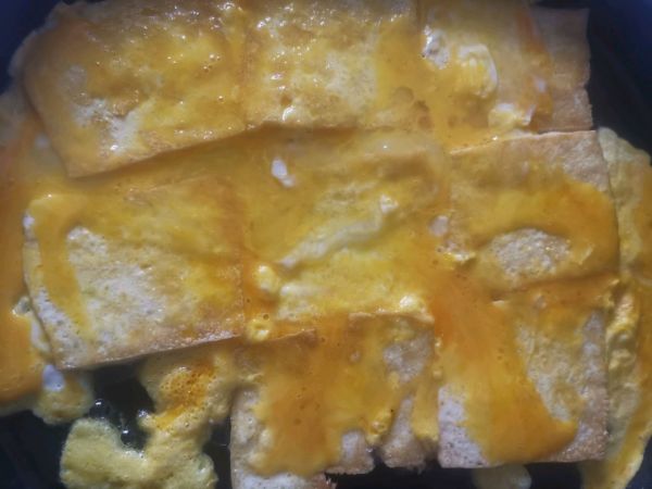 街边小吃铁板豆腐