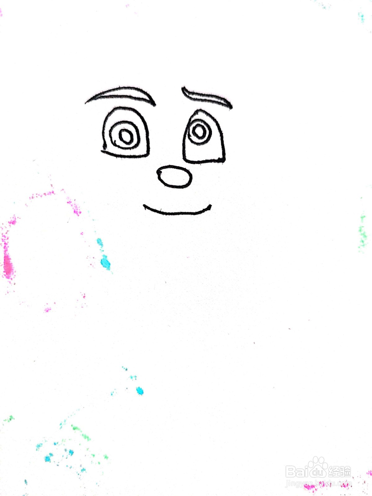 小怪兽线描画怎么画