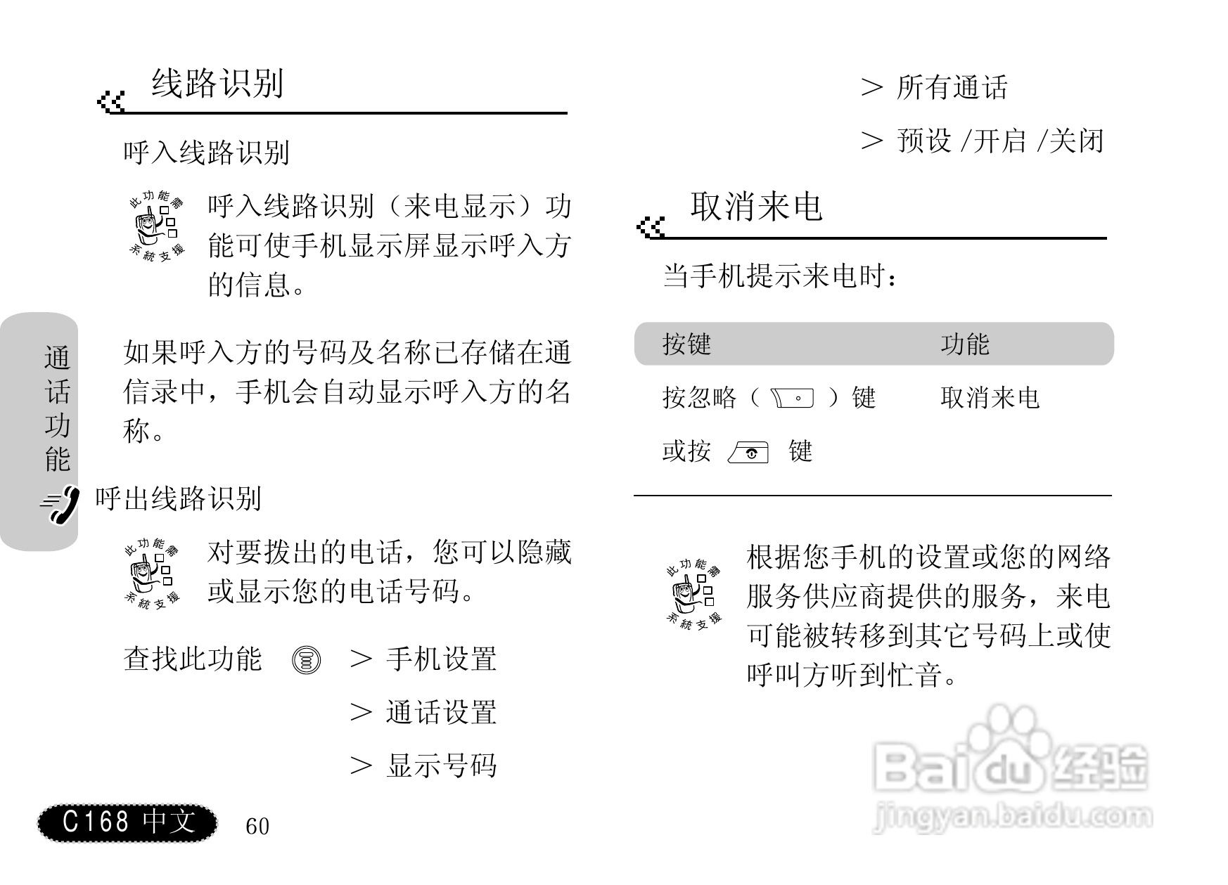 摩托罗拉C168手机使用说明书:[7]