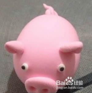 橡皮泥粉红小猪的做法