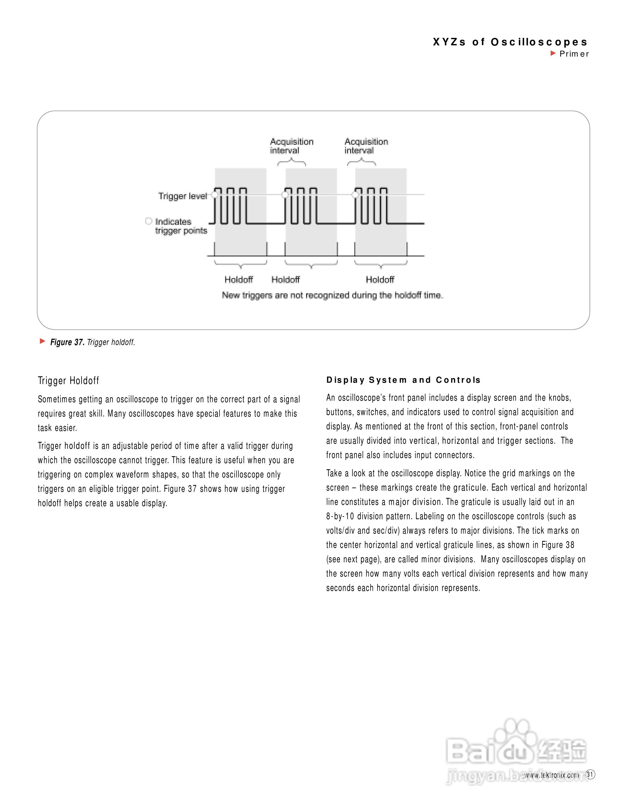 泰克 -TDS784C数字示波器说明书:[4]
